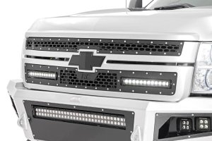 Chevrolet Silverado 3500 HD Mesh Grille - Rough Country - 12